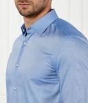 Рубашка мужская Hugo Koey Slim Fit на пуговицах, синий - фото 4