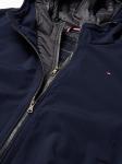 Мужская куртка-бомбер Tommy Hilfiger Soft Shell Active Filled, Navy/Dark Grey - фото 2