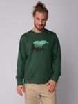 Свитер Watapparel Sweatshirt Waldbär, цвет light green/dark green - фото 2