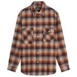 Рабочая рубашка из фланелевой ткани в клетку Frizmworks, Brown Sky - фото