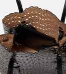 Кожаная сумка-тоут Le Mina 25 Vienne Wave Alaïa, черный - фото 3