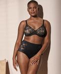 Женский кружевной бюстгальтер на косточках Breathe DF7590 Bali, черный - фото 3