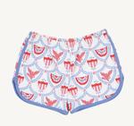 Девчачьи шорты Cheryl в белом The Beaufort Bonnet Company - фото