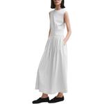 Mélange effect Jersey Midi Dress TOTEME, серый - фото 6