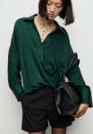 Блуза Mango Blouse, Dark Green - фото