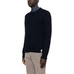 Свитер крупной вязки Bally, синий - фото 5