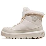 Ботинки Warm Height Increasing Crew Snow Boots Women's CAMEL, Light Beige White - фото