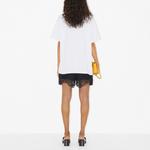 Футболка женская Burberry с принтом и логотипом, белый - фото 3