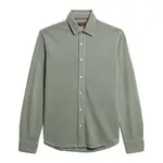 Рубашка Superdry Vintage Destroy Pique, зеленый - фото