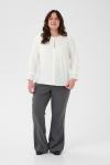 KAFFE CURVE Блузка в цвете Off White - фото 4