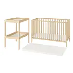 Комплект детской мебели, бук, 3 предмета SNIGLAR/PLUTTIG IKEA - фото