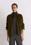 Блуза Marc O'Polo CHEST POCKET LONGSLEEVE, Mossy Olive/Olive - фото