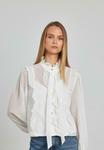 Блуза Alma en Pena Button-down blouse, Blanco/White - фото 8