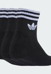 Носки Adidas Originals 3 PACK UNISEX, Black Black Black/Black - фото 2