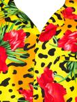 Рубашка King Kameha Leopard Flowers, желтый - фото 3
