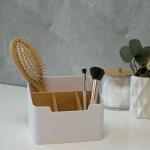 Органайзер белый с бамбуковыми элементами 1 шт. Soapland - фото 2