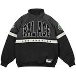 Бомбер Palace Breakout Half Zip Bomber, Black/Silver - фото