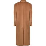 Двубортное пальто с длинными рукавами MaxMara Studio, коричневый - фото 4