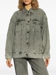 Джинсовая куртка Gestuz из эластичного хлопка, серый - фото 3