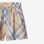 Дети Шорты Burberry, цвет Light stone color - фото 6