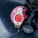 Часы Casio G-Shock Analog-Digital 2100 Series, арт. GA-2100-4A, серебро/красный - фото 8