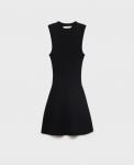 Женское короткое вязаное платье MANGO, Black - фото 5
