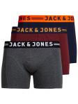 Трусы JACK & JONES Boxer shorts Lichfield, красный - фото