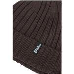 Шапочка ребристой вязки Jack Wolfskin, цвет peat - фото 3
