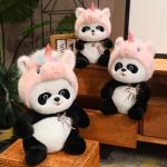 Плюшевая кукла единорог превращается в панду Mise - фото 10