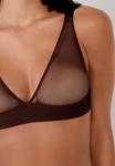Бюстгальтер Etam PURE MESH, Chocolat/Dark Brown - фото 4
