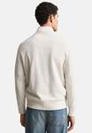 Толстовка GANT LIGHT SACKER HALF ZIP, Seed Melange/Sand - фото 3