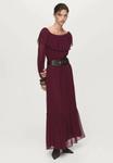 Платье Mango Maxi dress, Bordeaux - фото