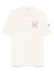 Рубашка поло с логотипом MONCLER, нейтральный - фото