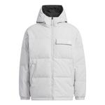 Adidas Пуховик унисекс серый - фото