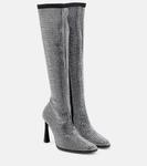 Ботинки из кожи с отделкой Magda Butrym, черный - фото