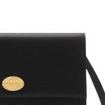 Burberry Женская черная сумка через плечо из телячьей кожи - фото 5