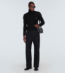 Армейские кожаные дерби Saint Laurent, черный - фото 2