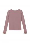 Топ Creamie Long sleeved top, Woodrose/Light Pink - фото 3