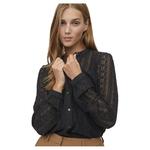 Блузка Vila Chikka Lace, черный - фото 4