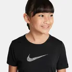 Футболка Nike One Classic для девочек, черный - фото 3