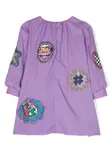 Платье мини с принтом Marc Jacobs Kids, фиолетовый - фото 2