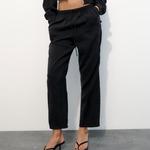 Повседневные брюки женские черные Zara - фото 3