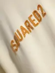 Футболка с вышивкой Dsquared2, бежевый - фото 5