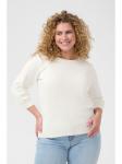 Свитер KAFFE curve, кремовый - фото 5