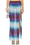 Длинная юбка Missoni, multi blue - фото 2