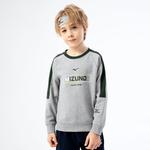 Детский свитшот Mizuno, серый - фото 11