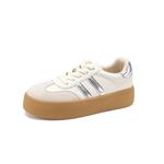 Женские скейтерские кроссовки бежевые FOXER, желтые - фото 8