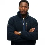 Толстовка Superdry Outdoor half zip, синий - фото 2
