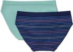 Трусы-боксеры Calvin Klein для девочек, Navy Calvin Stripes/Blue Tint - фото 2
