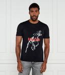 Футболка мужская Hugo с принтом, черный - фото